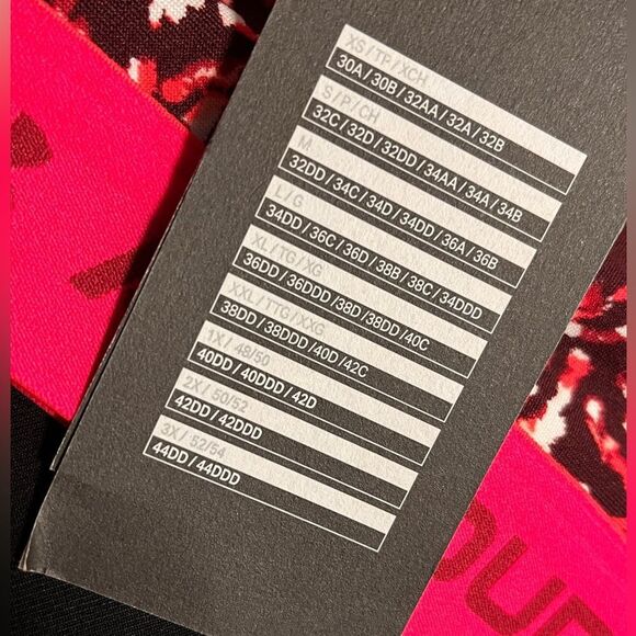 NWT Under Armour Sports Bra Hot Pink 2X 42DD - Picture 7 of 8